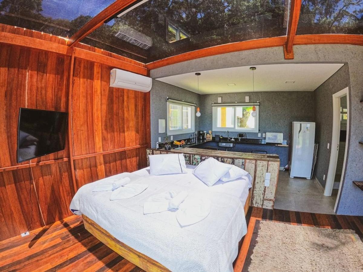 Casa De Vidro Alto Padrao - Hospedar Com Proposito Villa Florianópolis Dış mekan fotoğraf