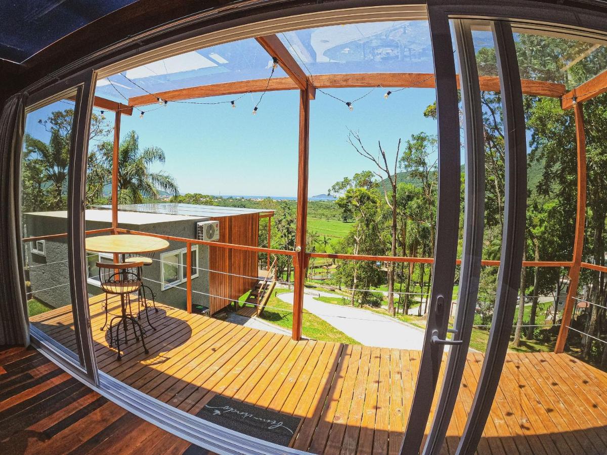 Casa De Vidro Alto Padrao - Hospedar Com Proposito Villa Florianópolis Dış mekan fotoğraf