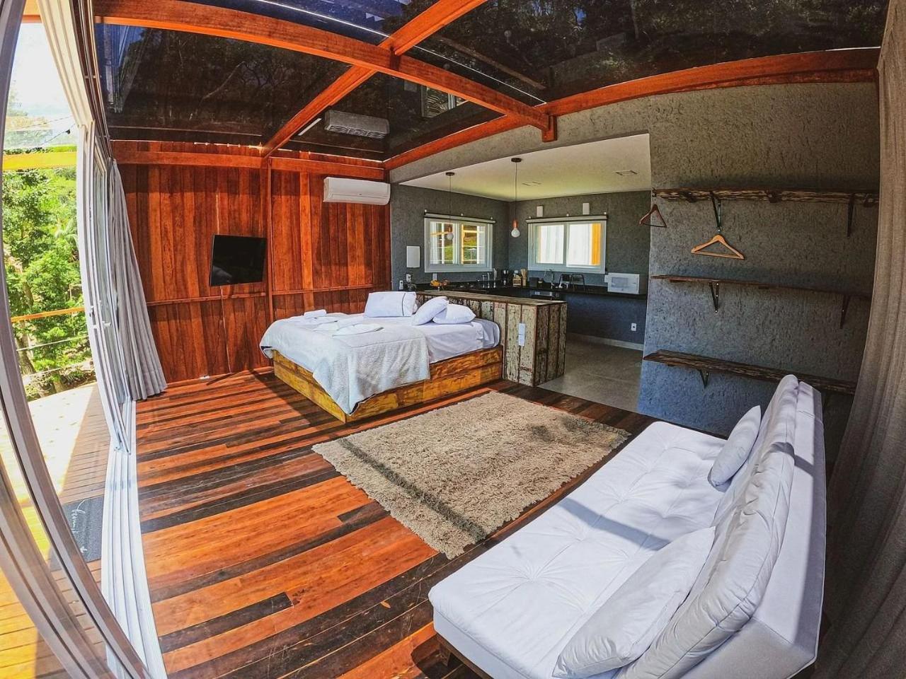 Casa De Vidro Alto Padrao - Hospedar Com Proposito Villa Florianópolis Dış mekan fotoğraf