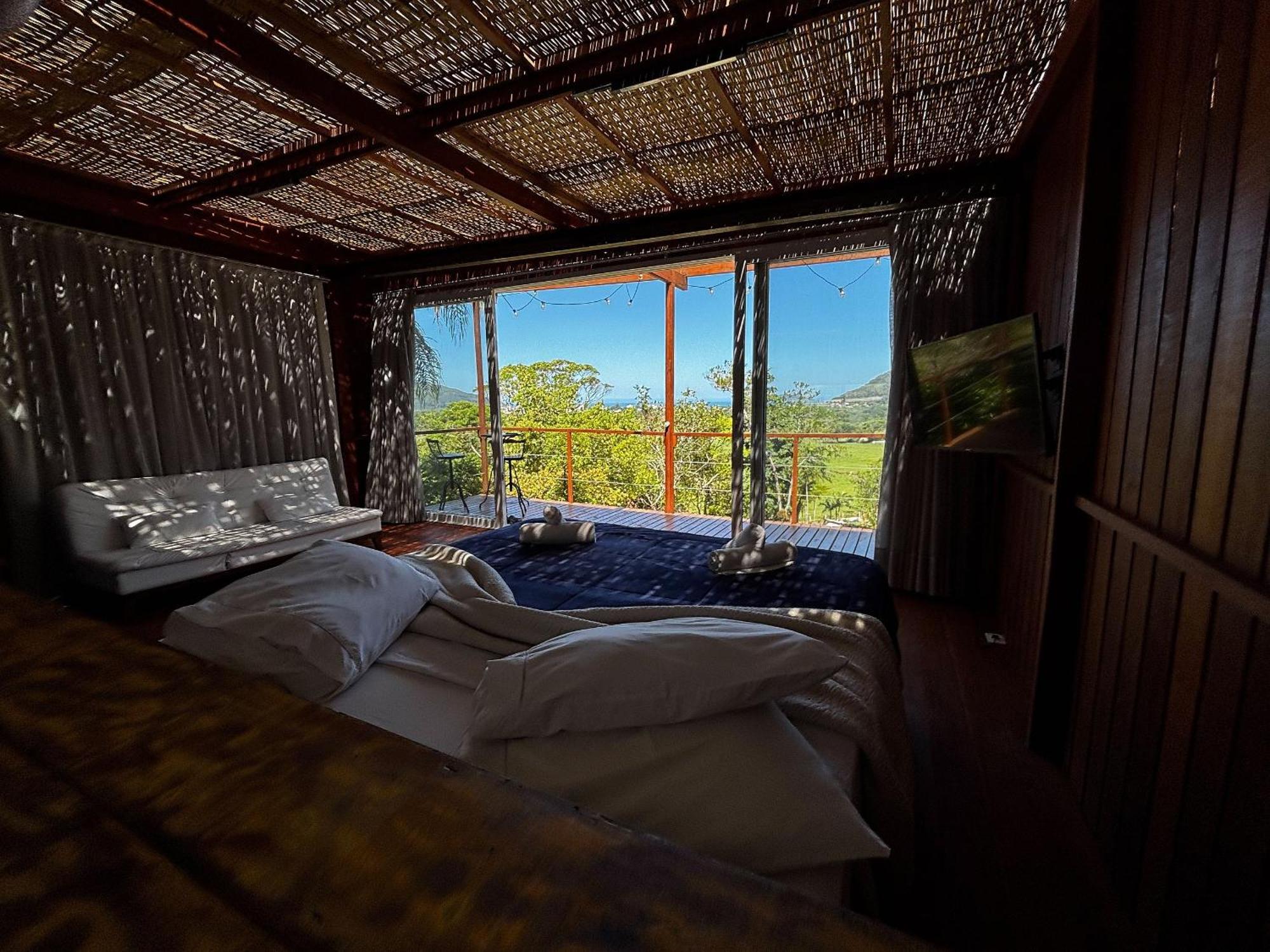 Casa De Vidro Alto Padrao - Hospedar Com Proposito Villa Florianópolis Dış mekan fotoğraf